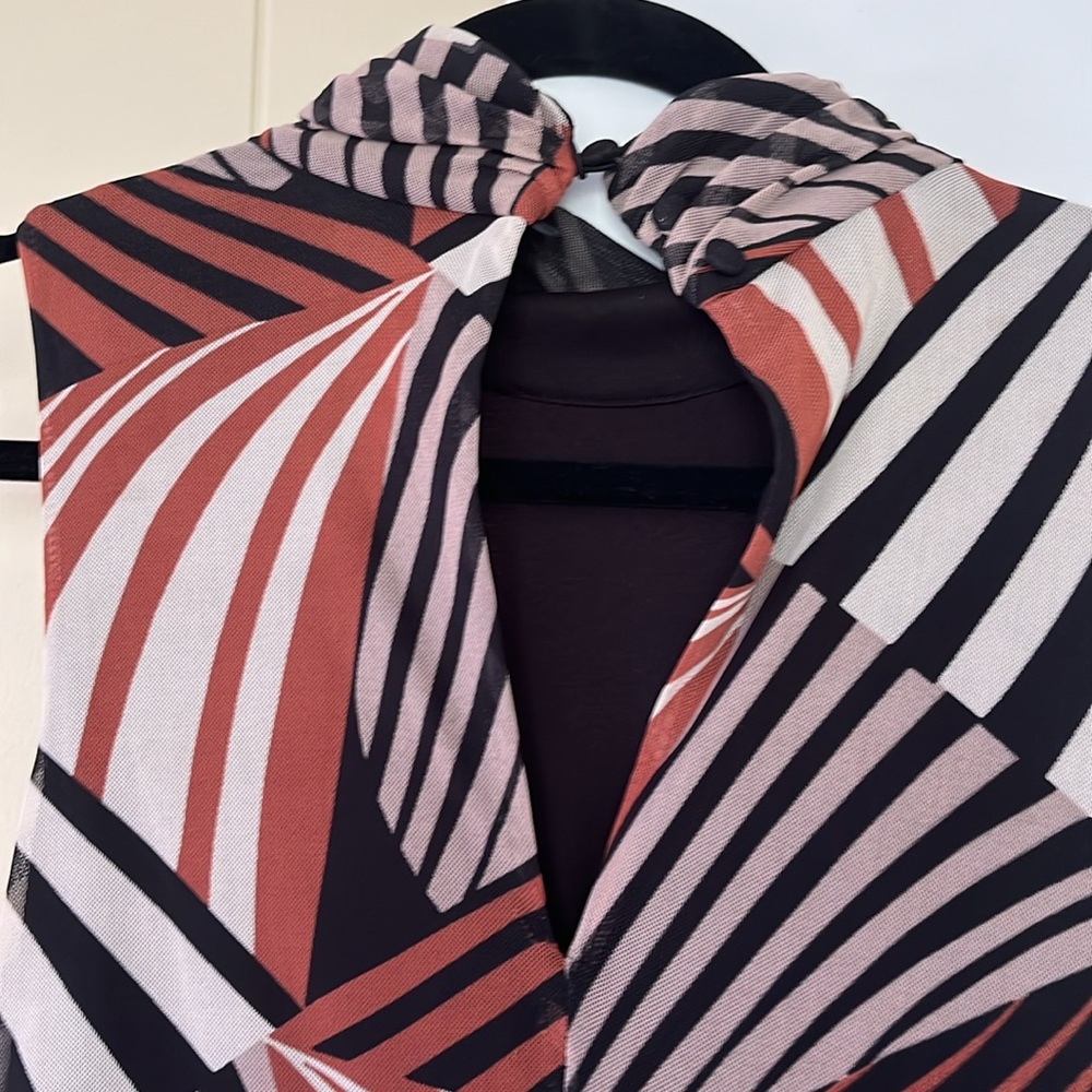 Taylor Geometric Pattern Dress - image 8